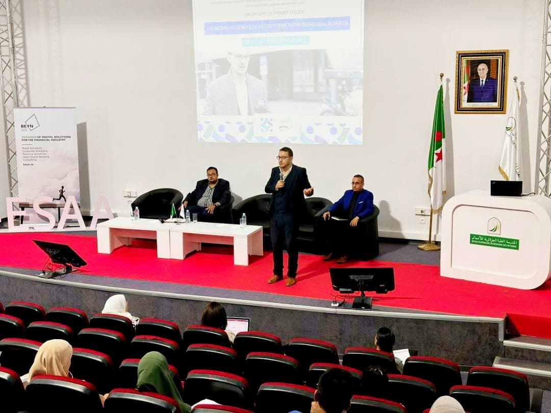 Dr. Omar Haroun during a public talk